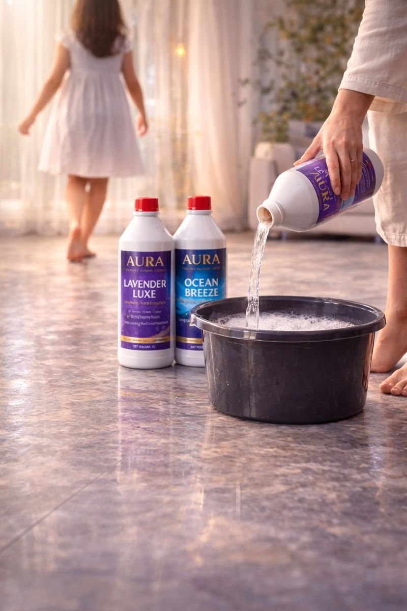 AURA Lifestyle - Family enjoying clean home